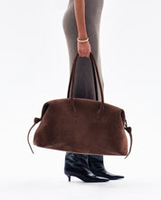 BRIOCHE WEEKENDER - CHOCOLATE SUEDE