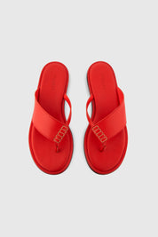 THESSA FLIP FLOP - GOJI LEATHER