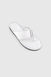 THESSA FLIP FLOP - WHITE LEATHER
