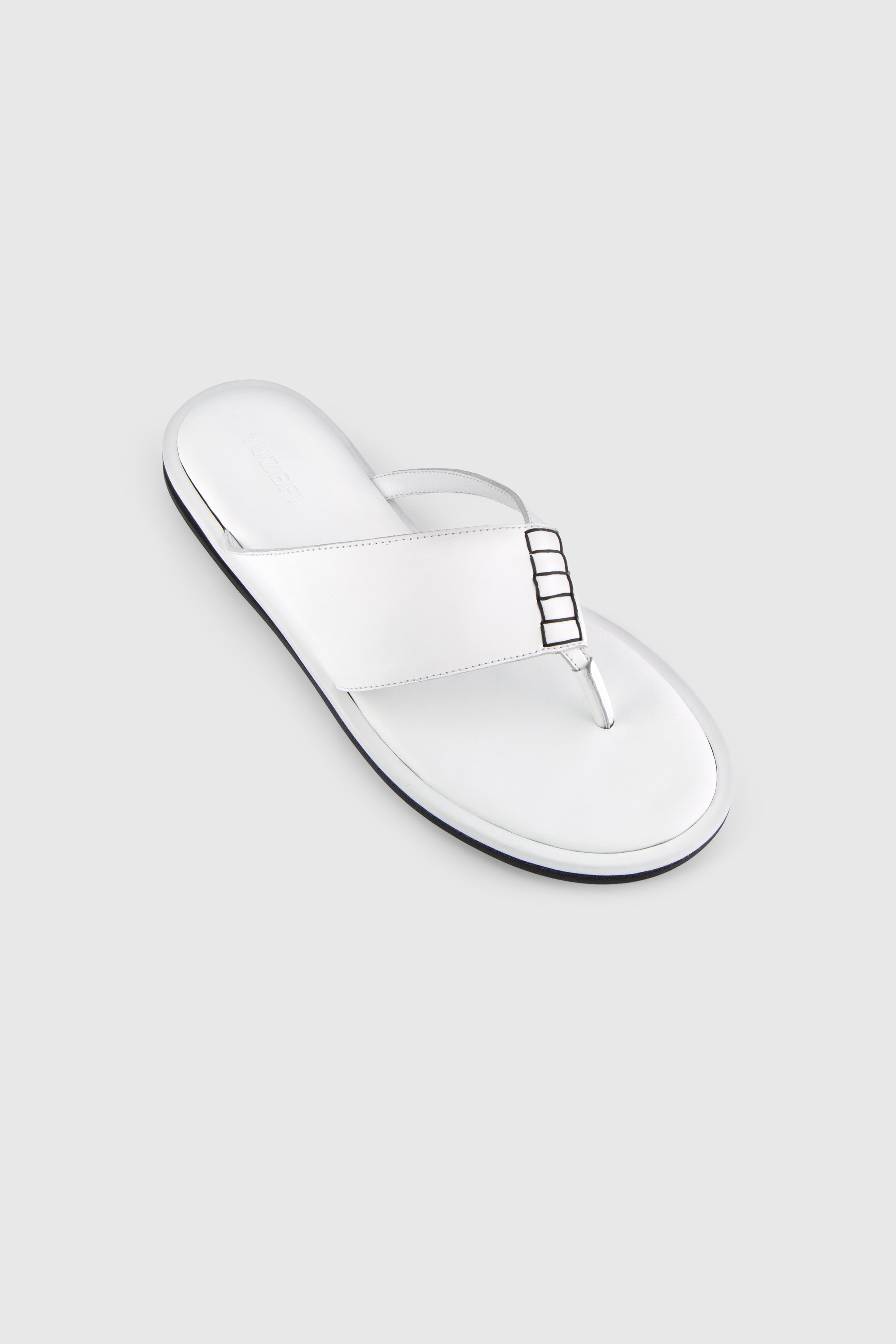 THESSA FLIP FLOP - WHITE LEATHER