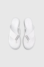 THESSA FLIP FLOP - WHITE LEATHER