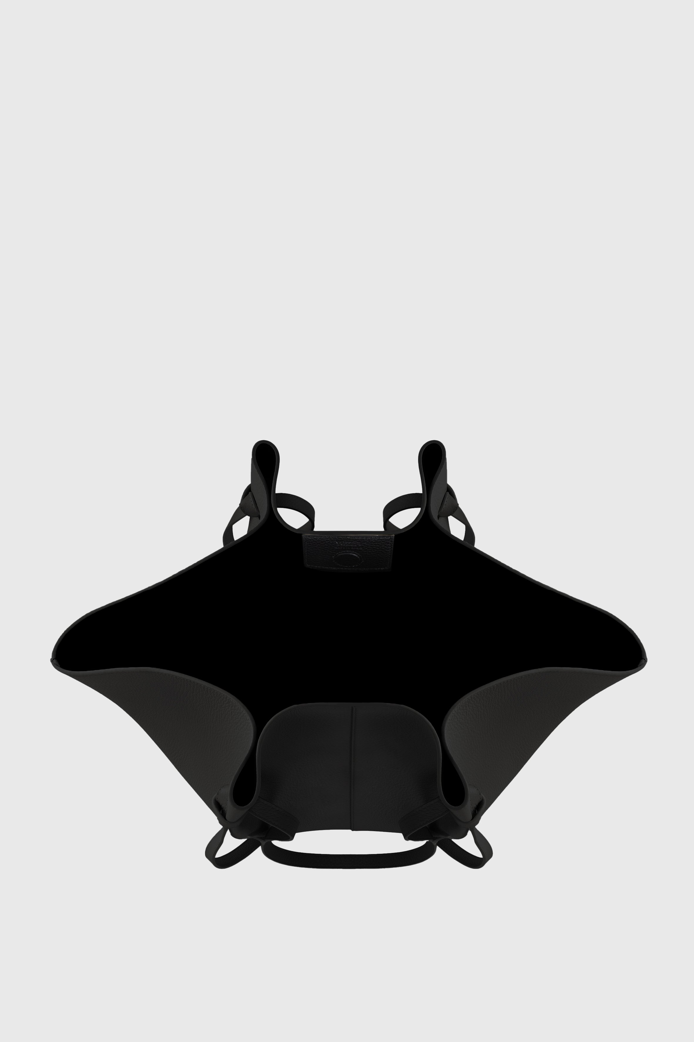 XL MOCHI - BLACK PEBBLE GRAINED LEATHER