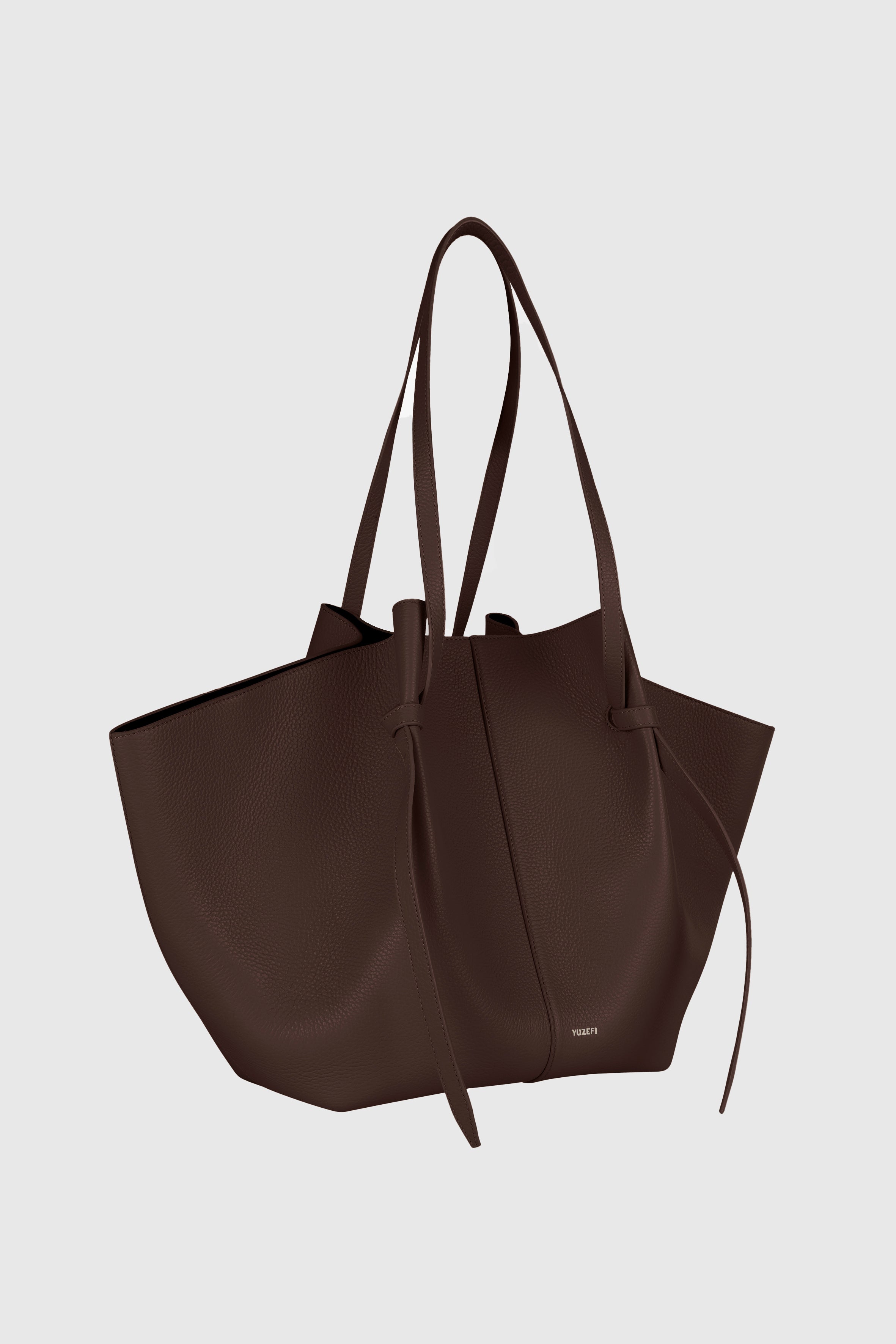 パフィオ XL MOCHI - ESPRESSO PEBBLE GRAINED LEATHER – Yuzefi