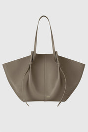XL MOCHI - TAUPE PEBBLE GRAINED LEATHER