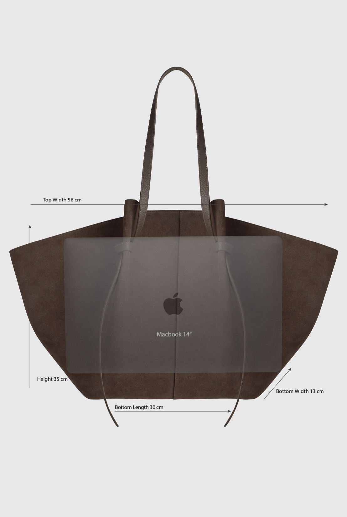 XL MOCHI - ANGORA PEBBLE GRAINED LEATHER