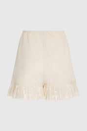 YASMI FLARED SHORTS - VANILLA