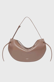 LARGE FORTUNE COOKIE - SHIITAKE SMOOTH LEATHER