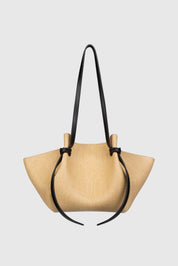 MOCHI - NATURAL RAFFIA AND LEATHER