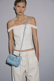 SHROOM - SKY BLUE SMOOTH LEATHER