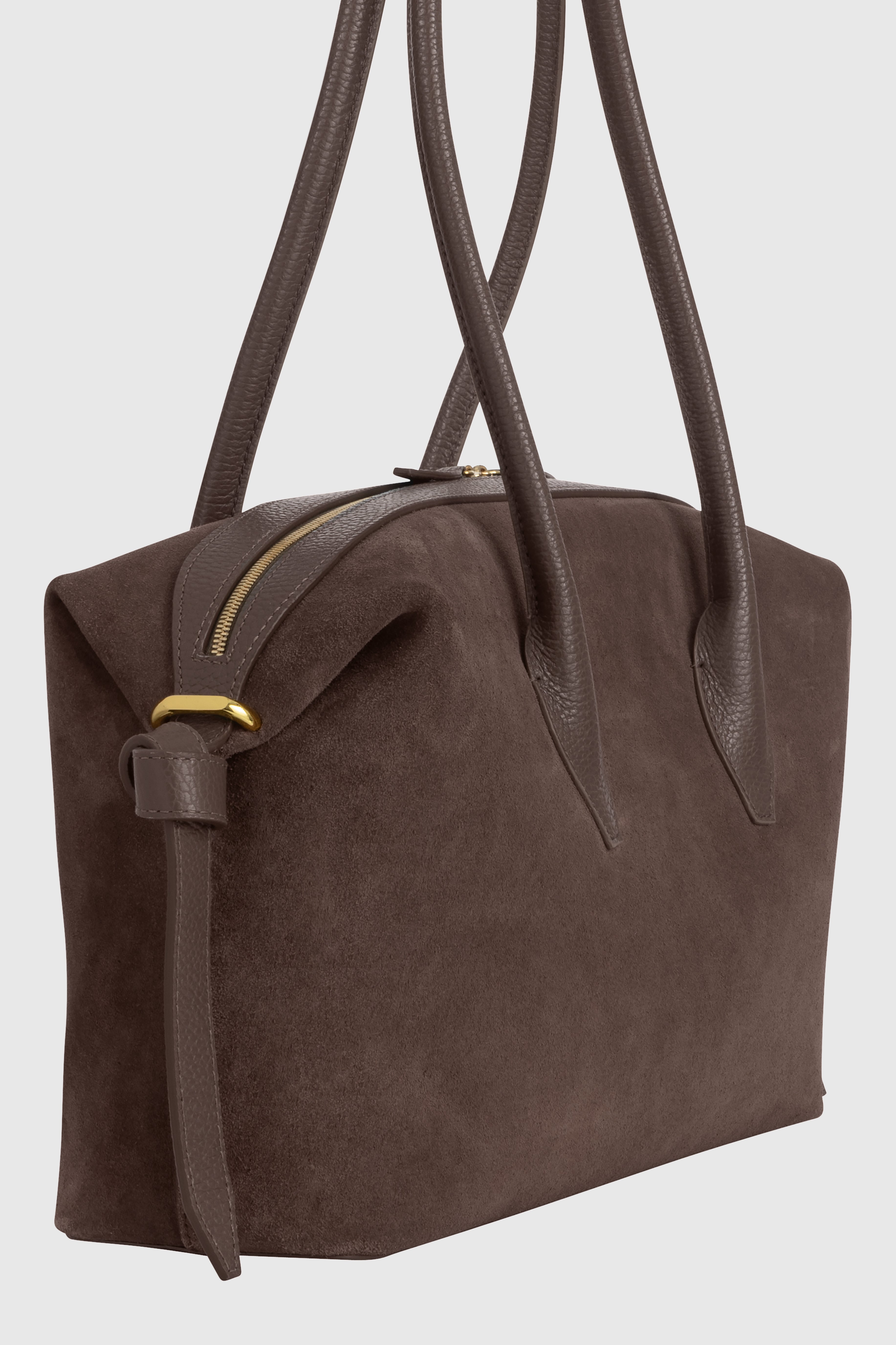 BRIOCHE DUFFLE - NUTMEG SUEDE
