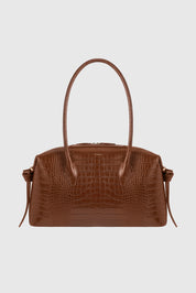 BRIOCHE DUFFLE - EMBOSSED SIERRA LEATHER