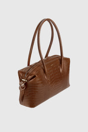 BRIOCHE DUFFLE - EMBOSSED SIERRA LEATHER