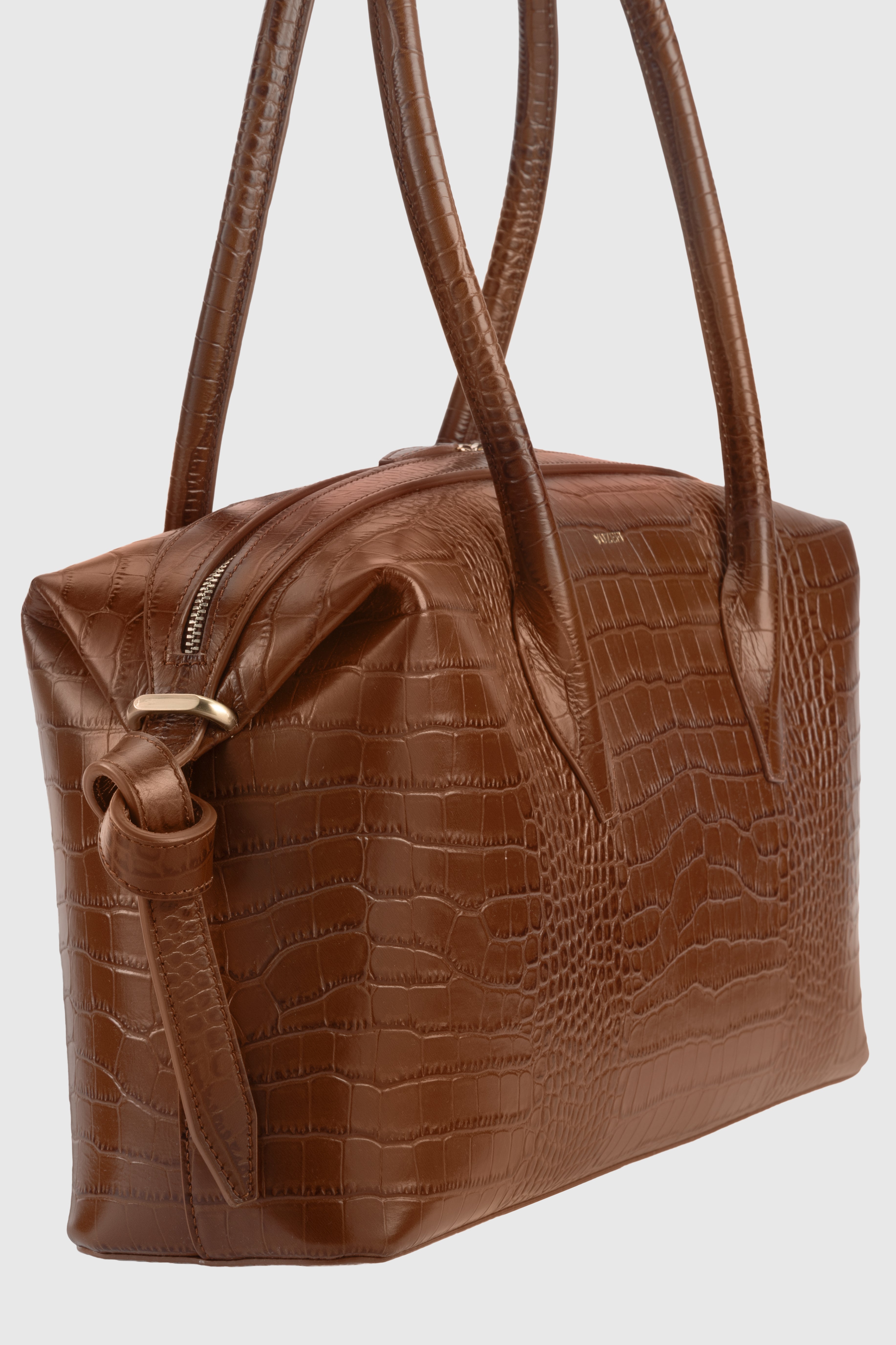 BRIOCHE DUFFLE - EMBOSSED SIERRA LEATHER