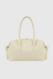 BRIOCHE DUFFLE - VANILLA PEBBLE GRAINED LEATHER