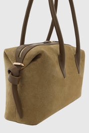 BRIOCHE DUFFLE - FENNEL SUEDE