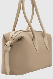 BRIOCHE DUFFLE - SAND SUEDE