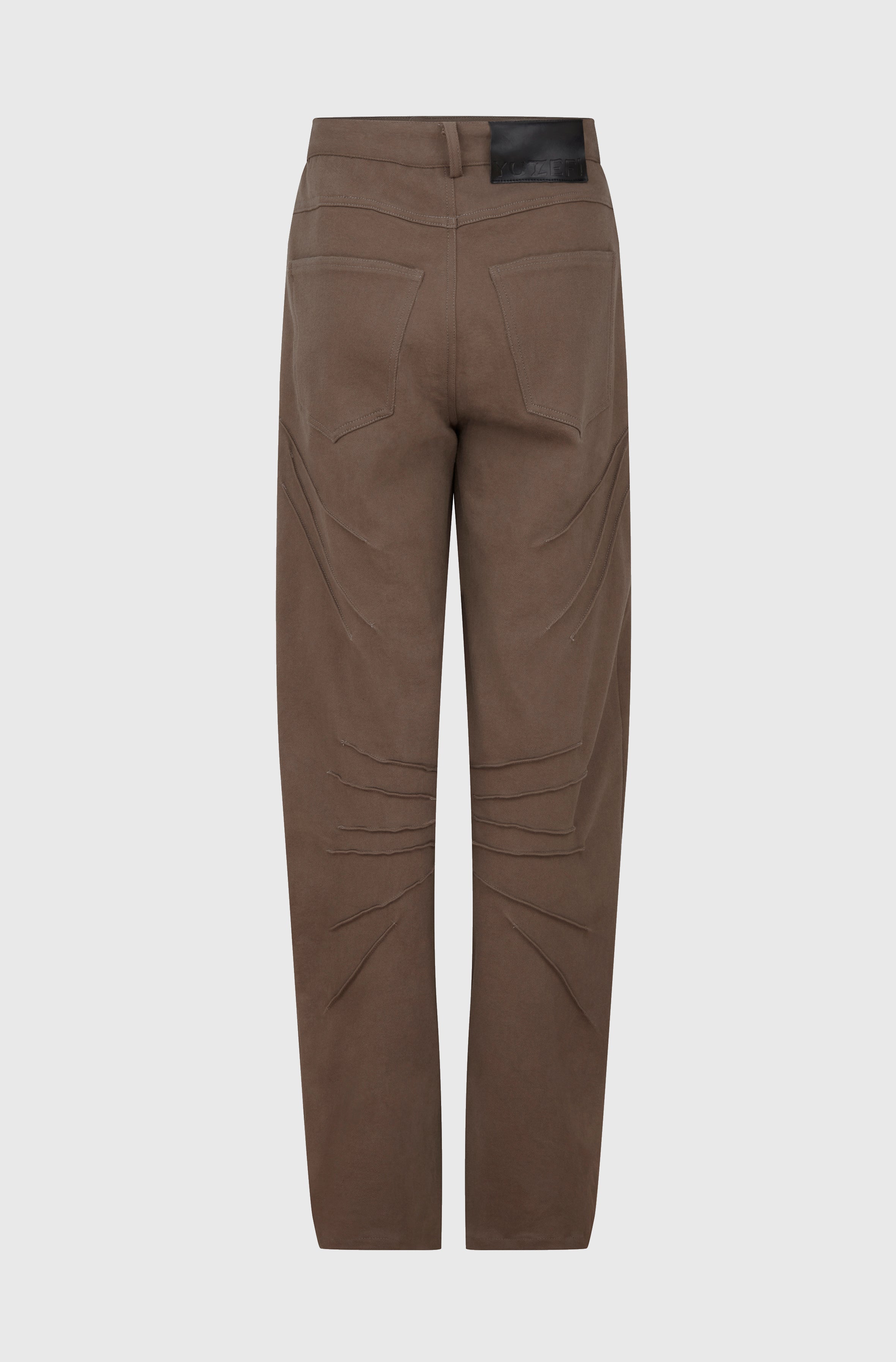 DARTED TROUSERS - DENIM MALT