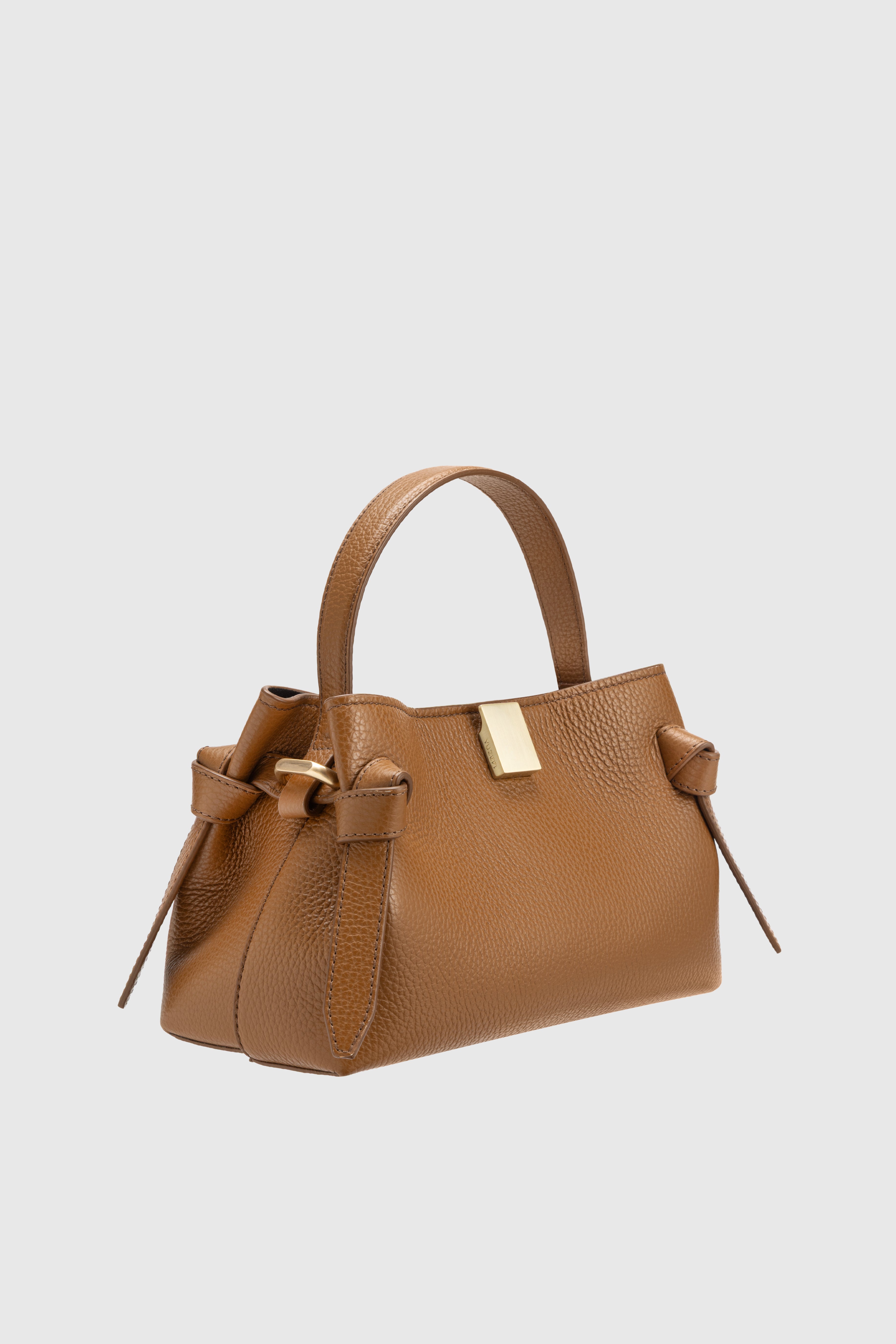 GYOZA MINI - HAZEL PEBBLE GRAINED LEATHER