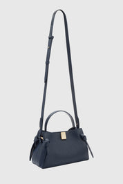 GYOZA MINI - MIDNIGHT PEBBLE GRAINED LEATHER