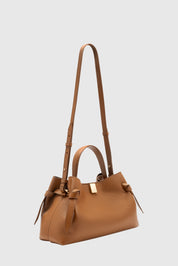 GYOZA - HAZEL PEBBLE GRAINED LEATHER