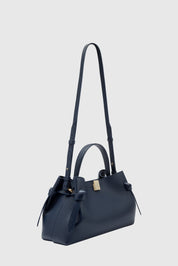 GYOZA - MIDNIGHT PEBBLE GRAINED LEATHER