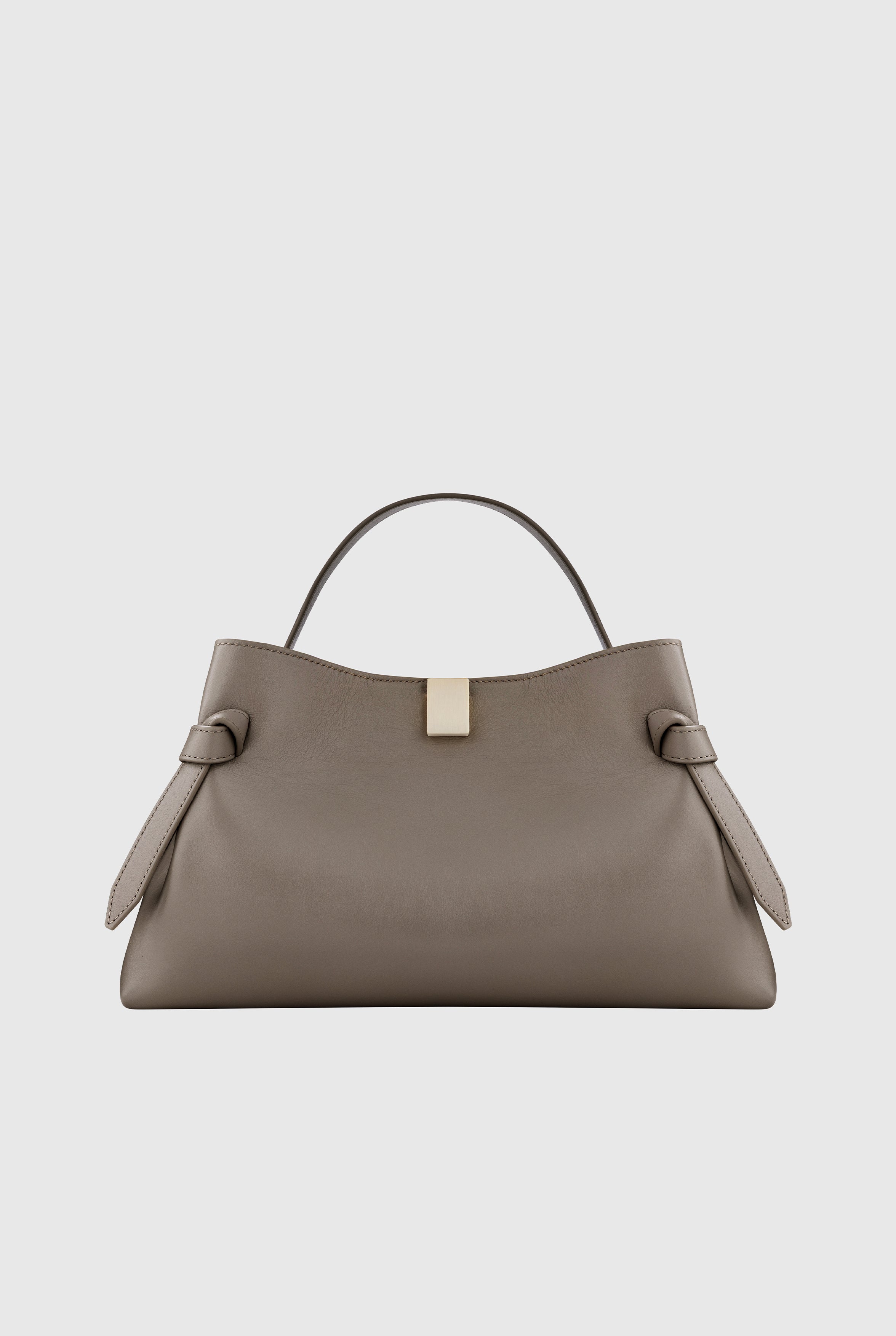 GYOZA - TAUPE SMOOTH LEATHER