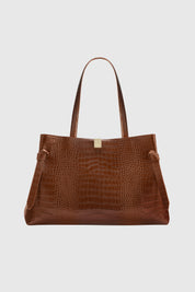 GYOZA TOTE - EMBOSSED SIERRA LEATHER