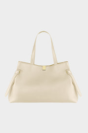 GYOZA TOTE - ANGORA PEBBLE GRAINED LEATHER