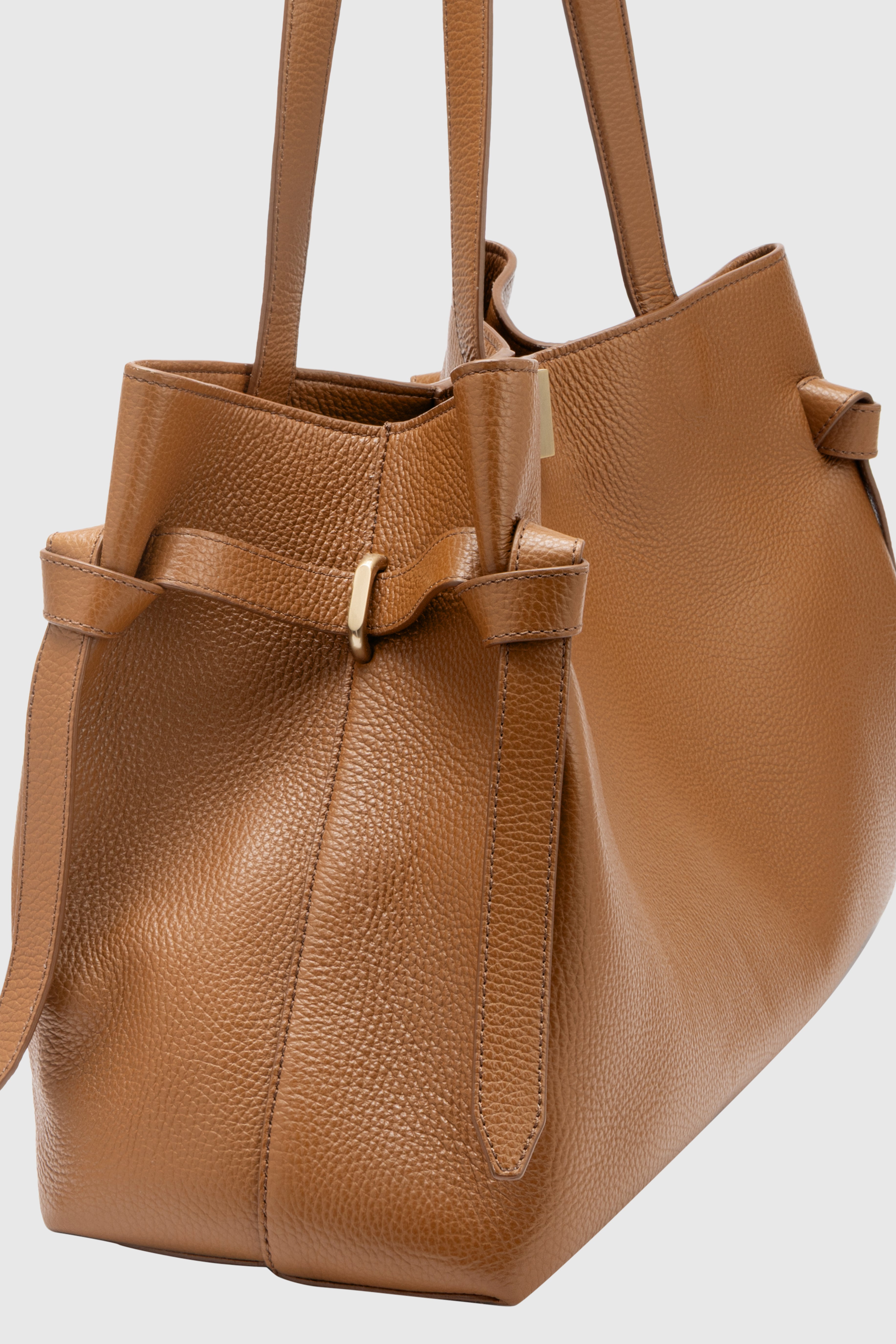 GYOZA TOTE - HAZEL PEBBLE GRAINED LEATHER