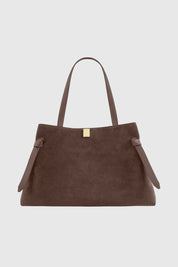 GYOZA TOTE - NUTMEG SUEDE