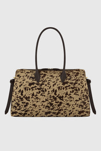 LARGE BRIOCHE DUFFLE - SPOTTED CALF HAIR