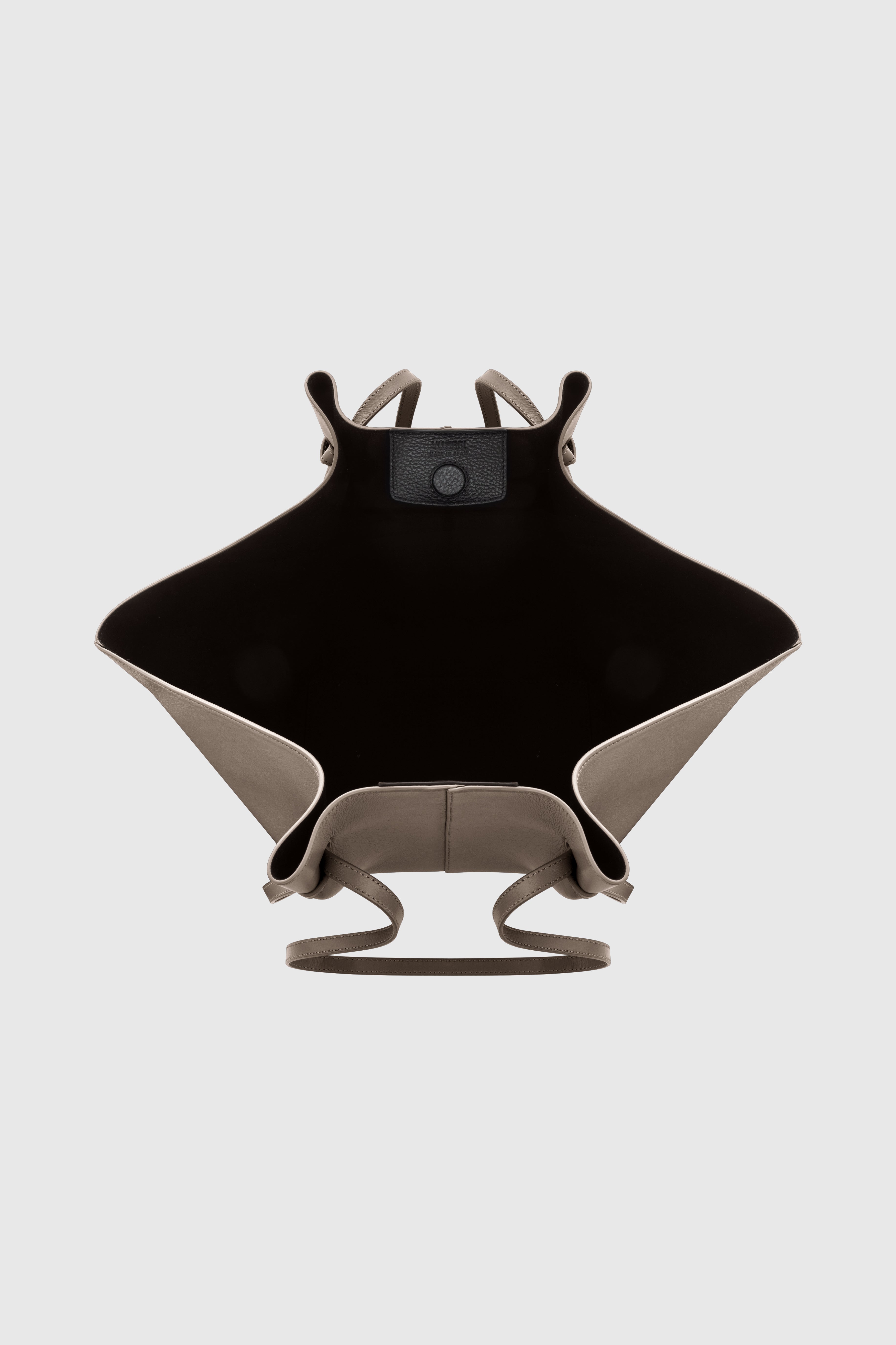 LARGE MOCHI - TAUPE SMOOTH LEATHER