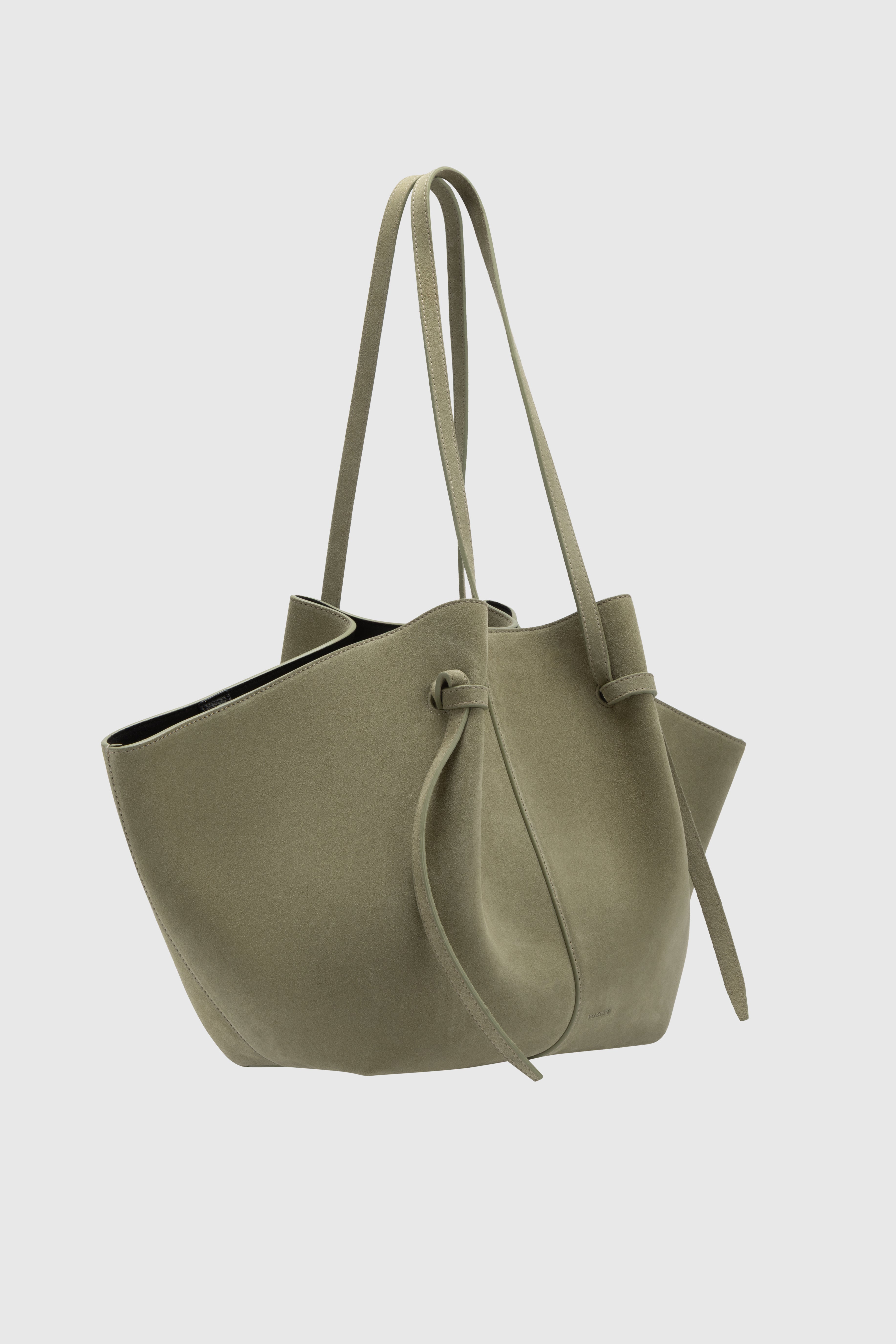 バッグ Yu LARGE MOCHI - OLIVE SUEDE – Yuzefi