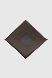 LARGE WONTON - ESPRESSO PEBBLE GRAINED LEATHER