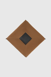 LARGE WONTON - COGNAC SUEDE