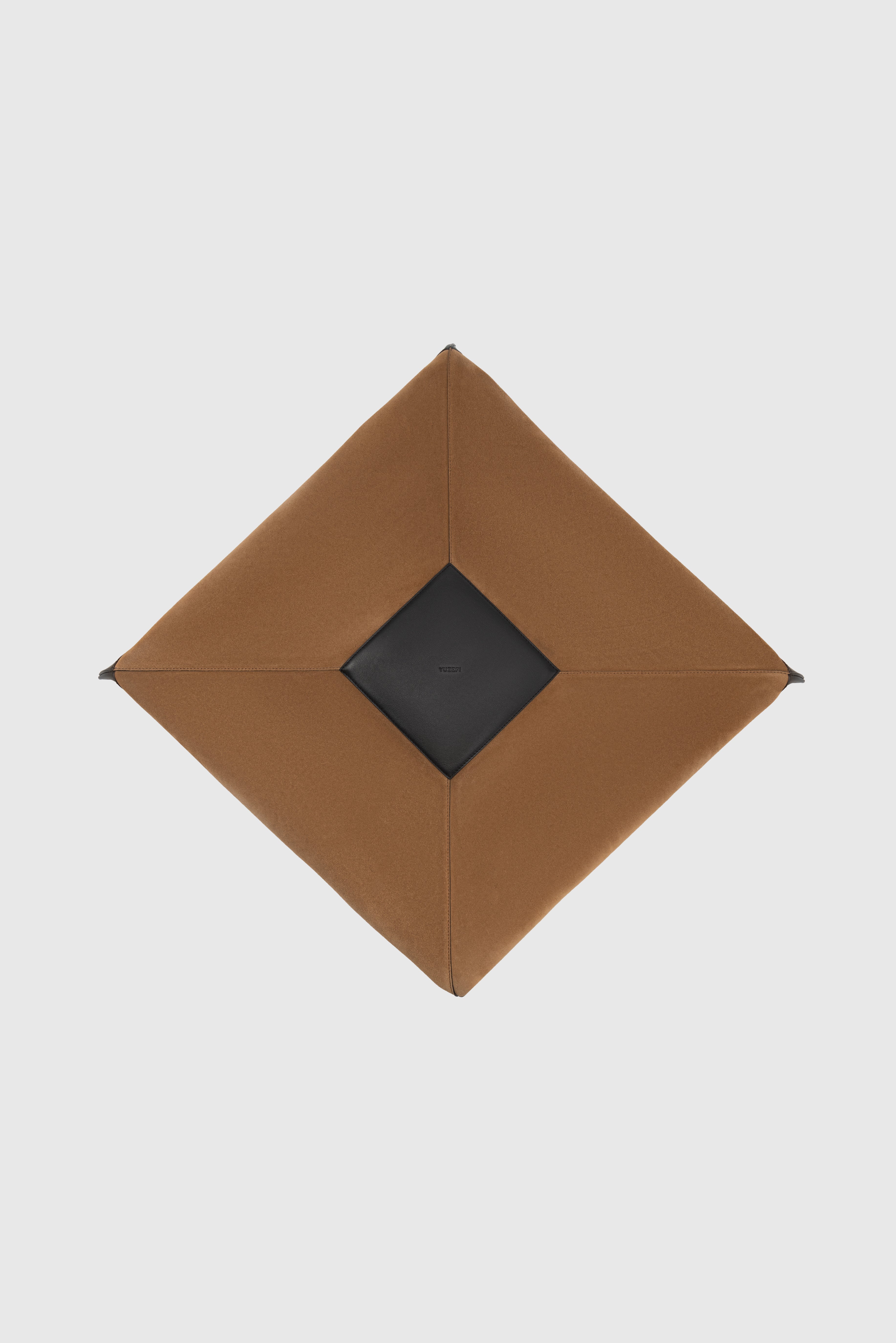 LARGE WONTON - COGNAC SUEDE