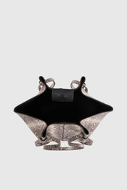 MOCHI - EMBOSSED ASH SNAKE COWHIDE LEATHER