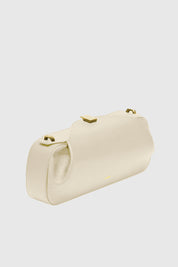 OYSTER CLUTCH - ANGORA PEBBLE GRAINED LEATHER