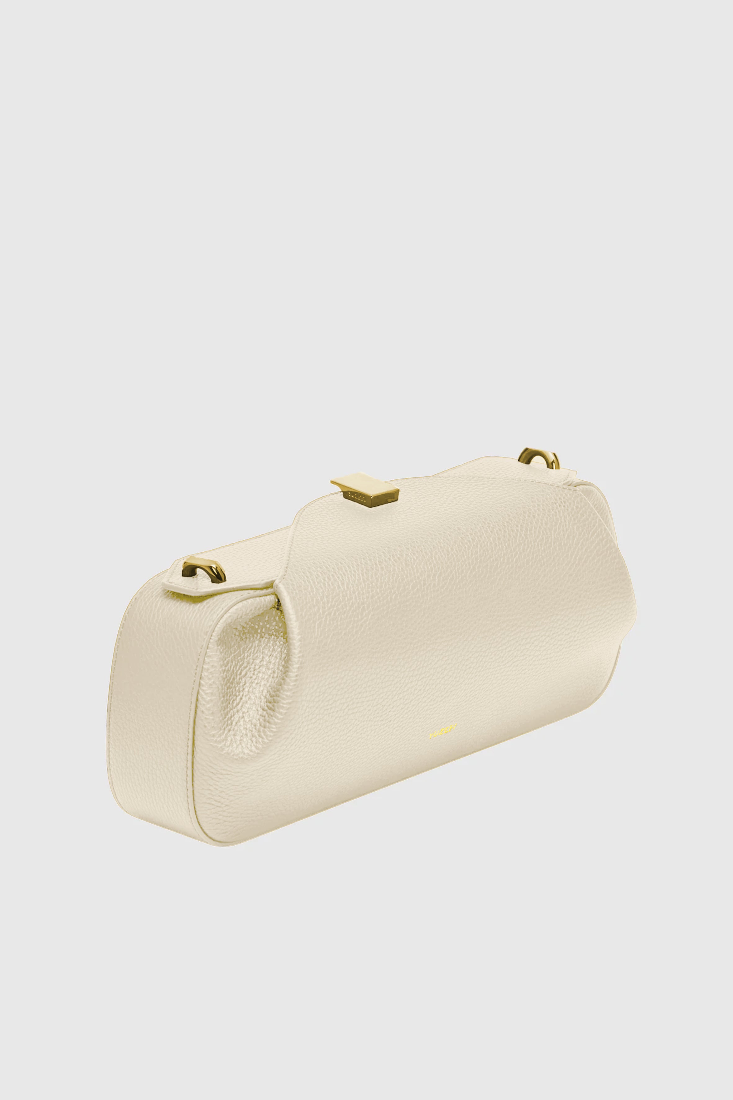 OYSTER CLUTCH - ANGORA PEBBLE GRAINED LEATHER