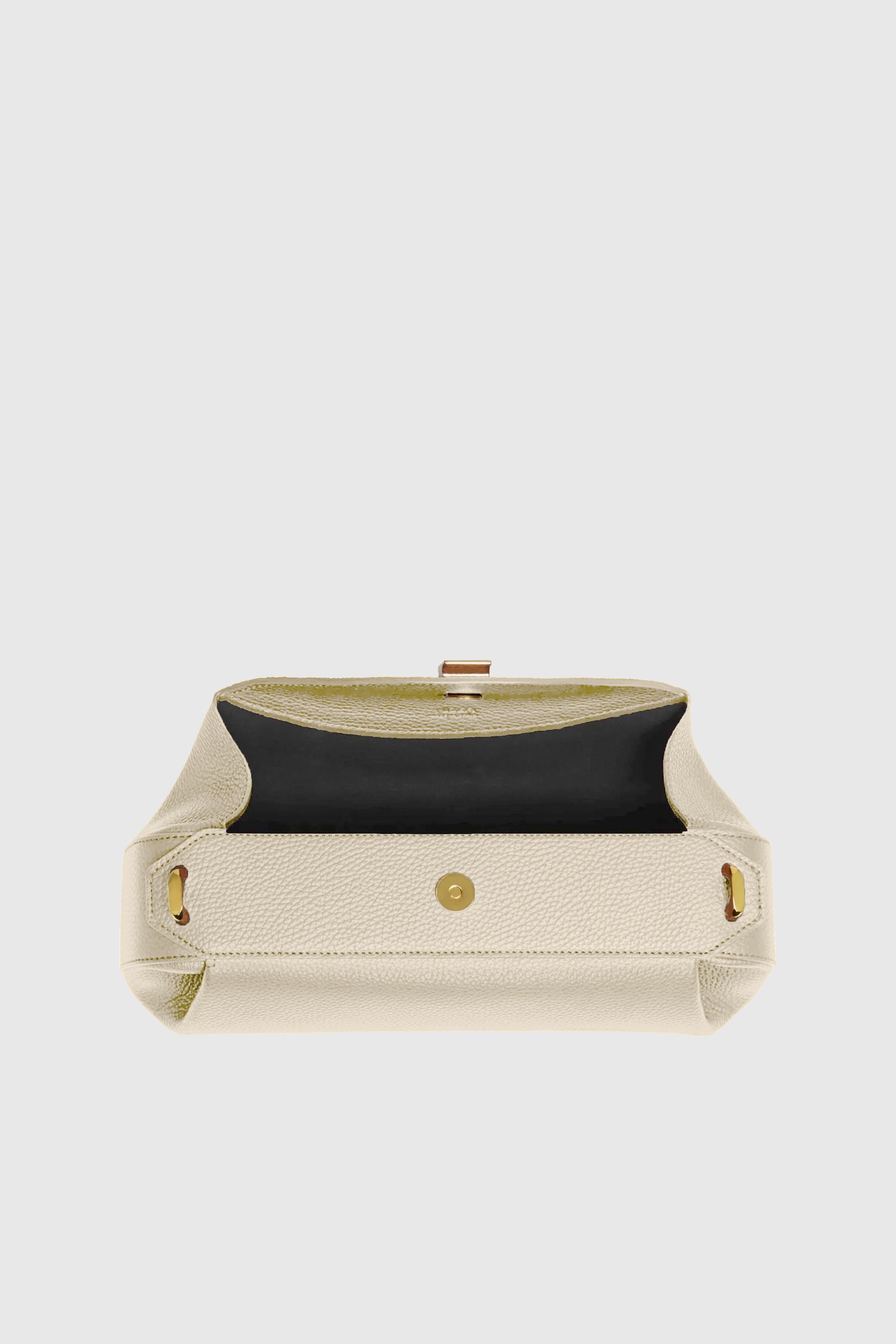 OYSTER CLUTCH - ANGORA PEBBLE GRAINED LEATHER