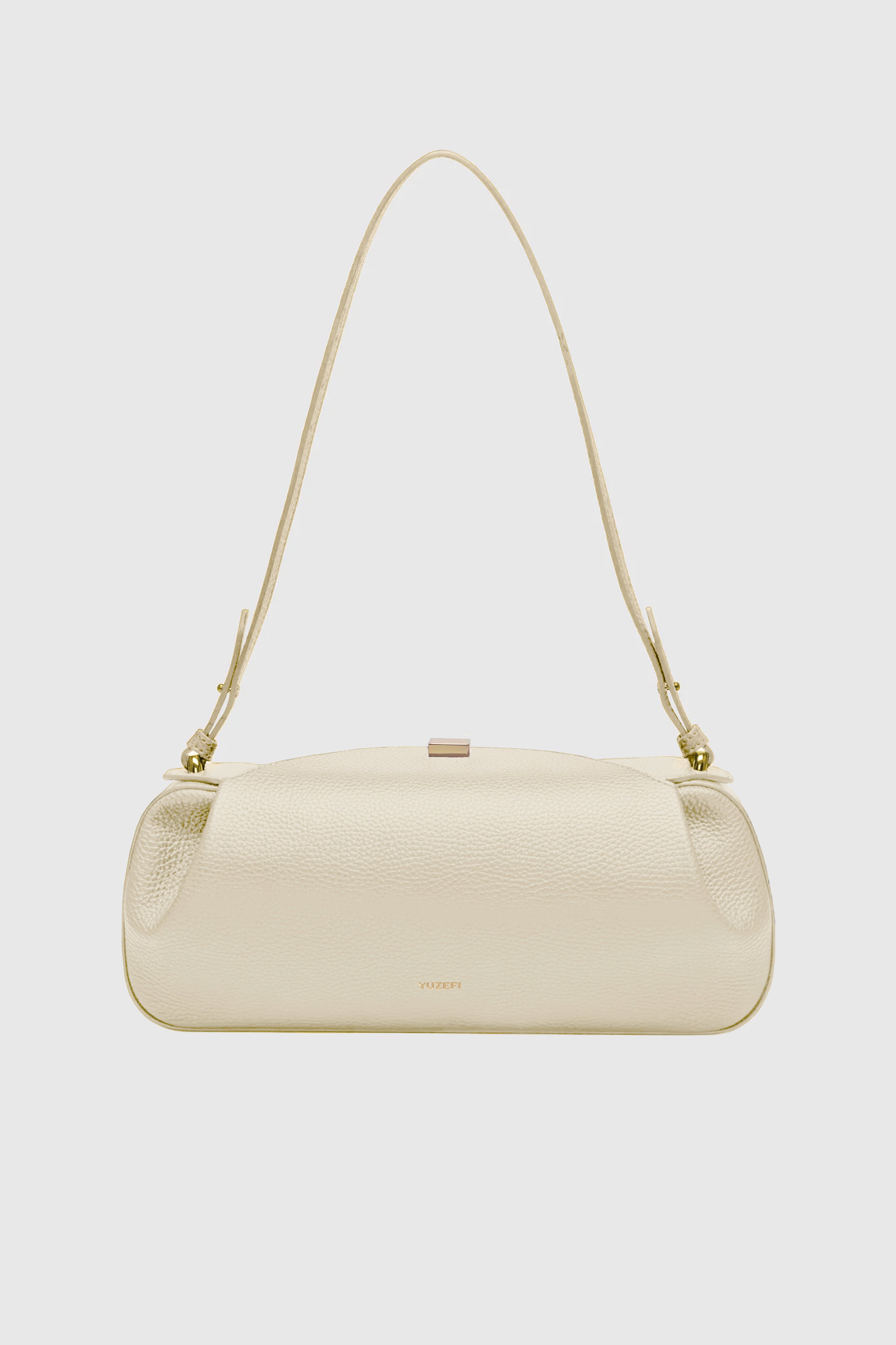 OYSTER CLUTCH - ANGORA PEBBLE GRAINED LEATHER