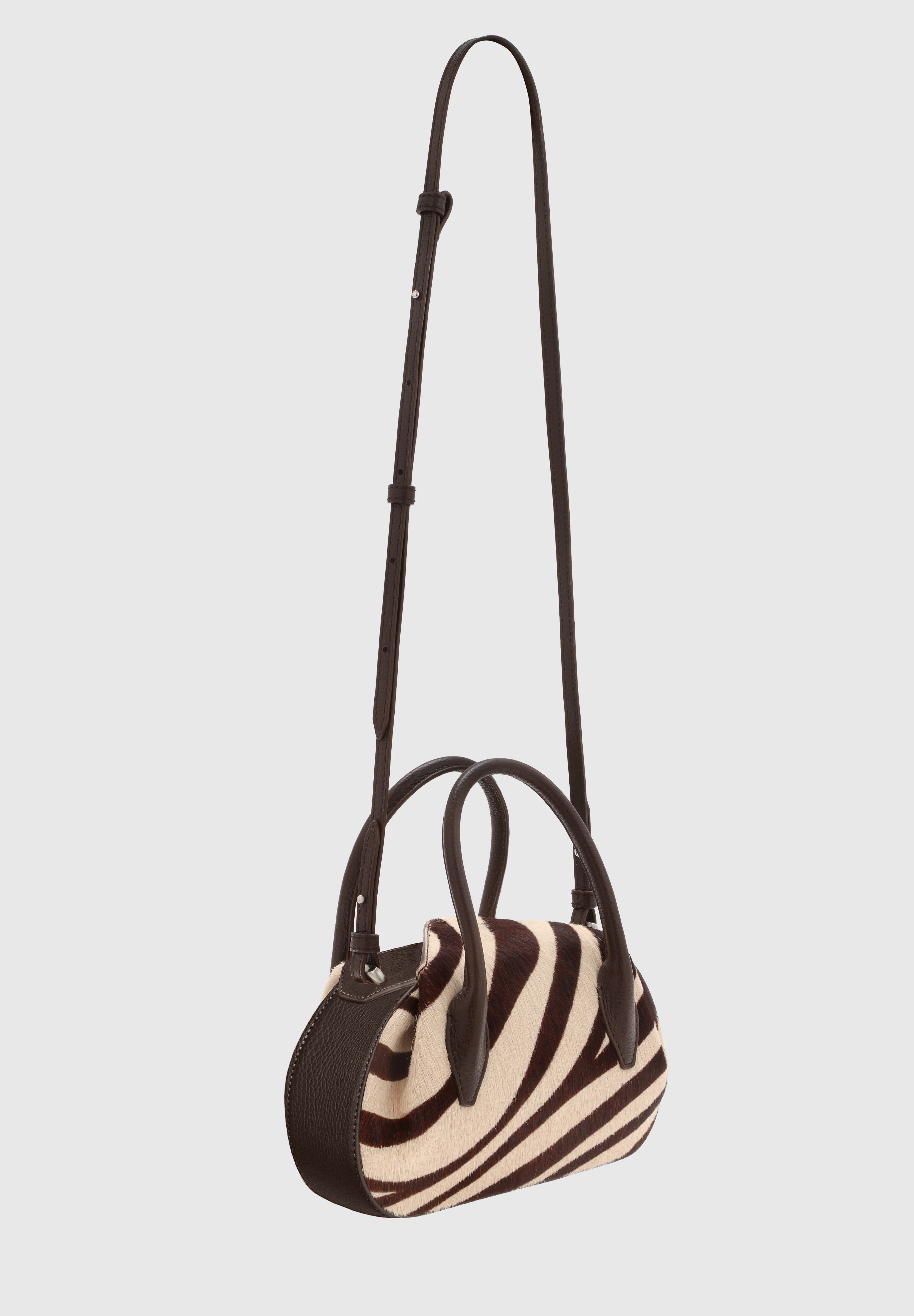 OYSTER MINI DUFFLE - SAVANNA CALF HAIR