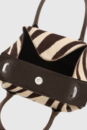 OYSTER MINI DUFFLE - SAVANNA CALF HAIR