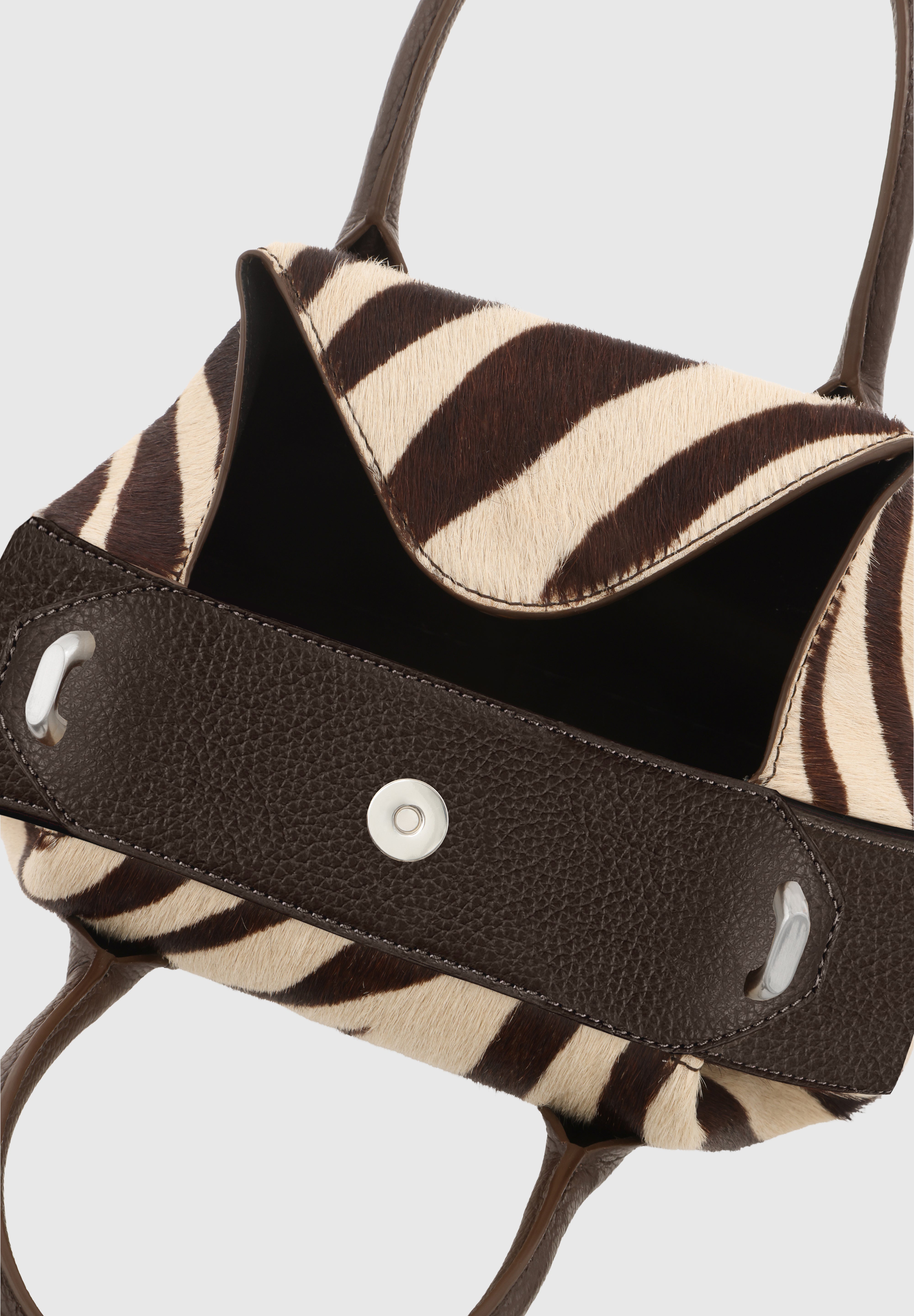 OYSTER MINI DUFFLE - SAVANNA CALF HAIR