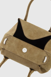 OYSTER MINI DUFFLE - FENNEL SUEDE