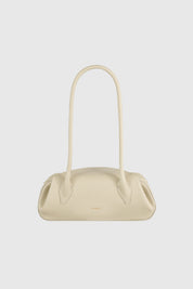 OYSTER SHOULDER BAG MINI - ANGORA PEBBLE GRAINED LEATHER