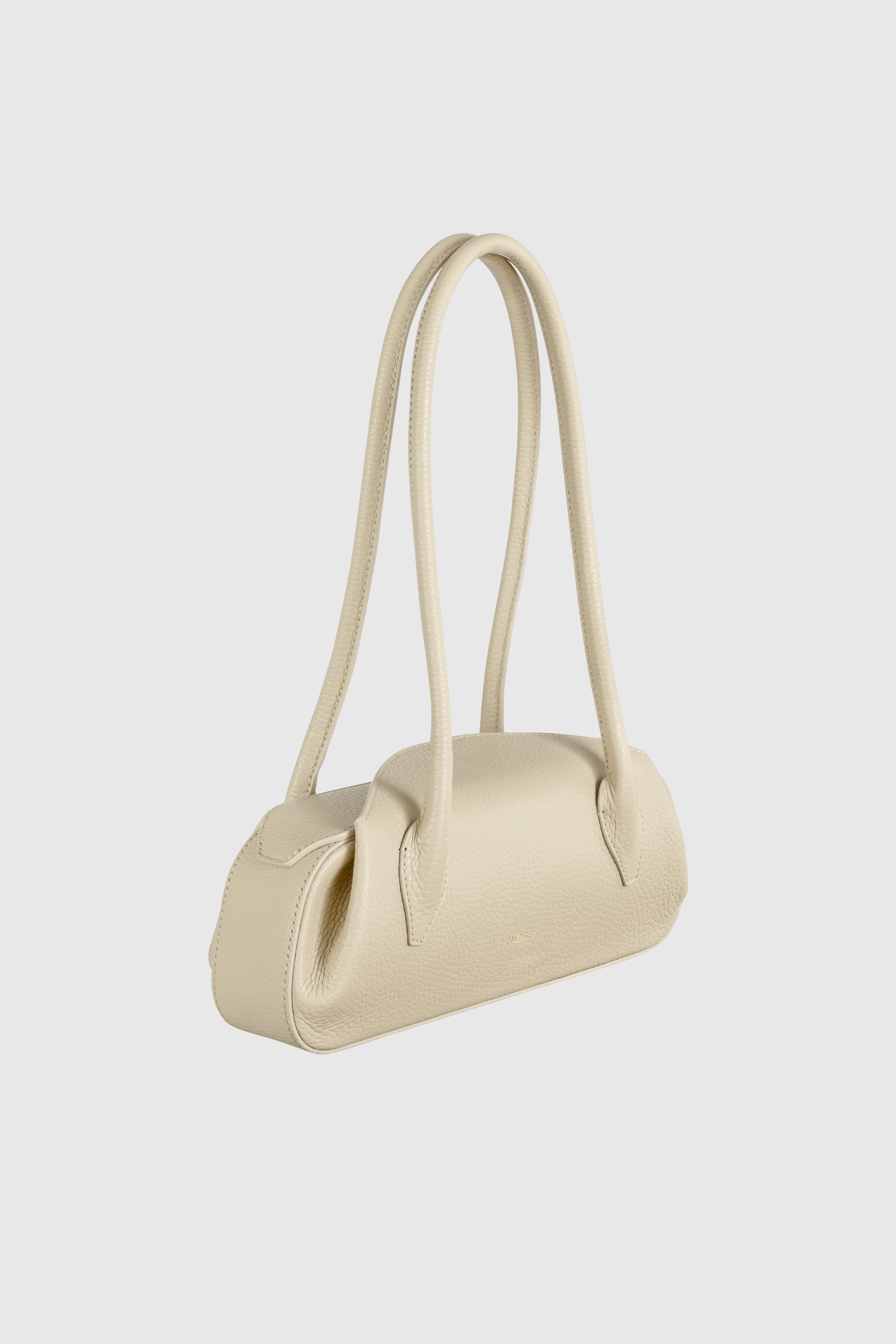 OYSTER SHOULDER BAG MINI - ANGORA PEBBLE GRAINED LEATHER