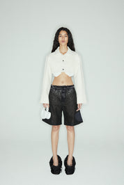 POCKET BAG JACKET - DENIM NATURAL
