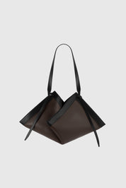 WONTON - ESPRESSO PEBBLE GRAINED LEATHER