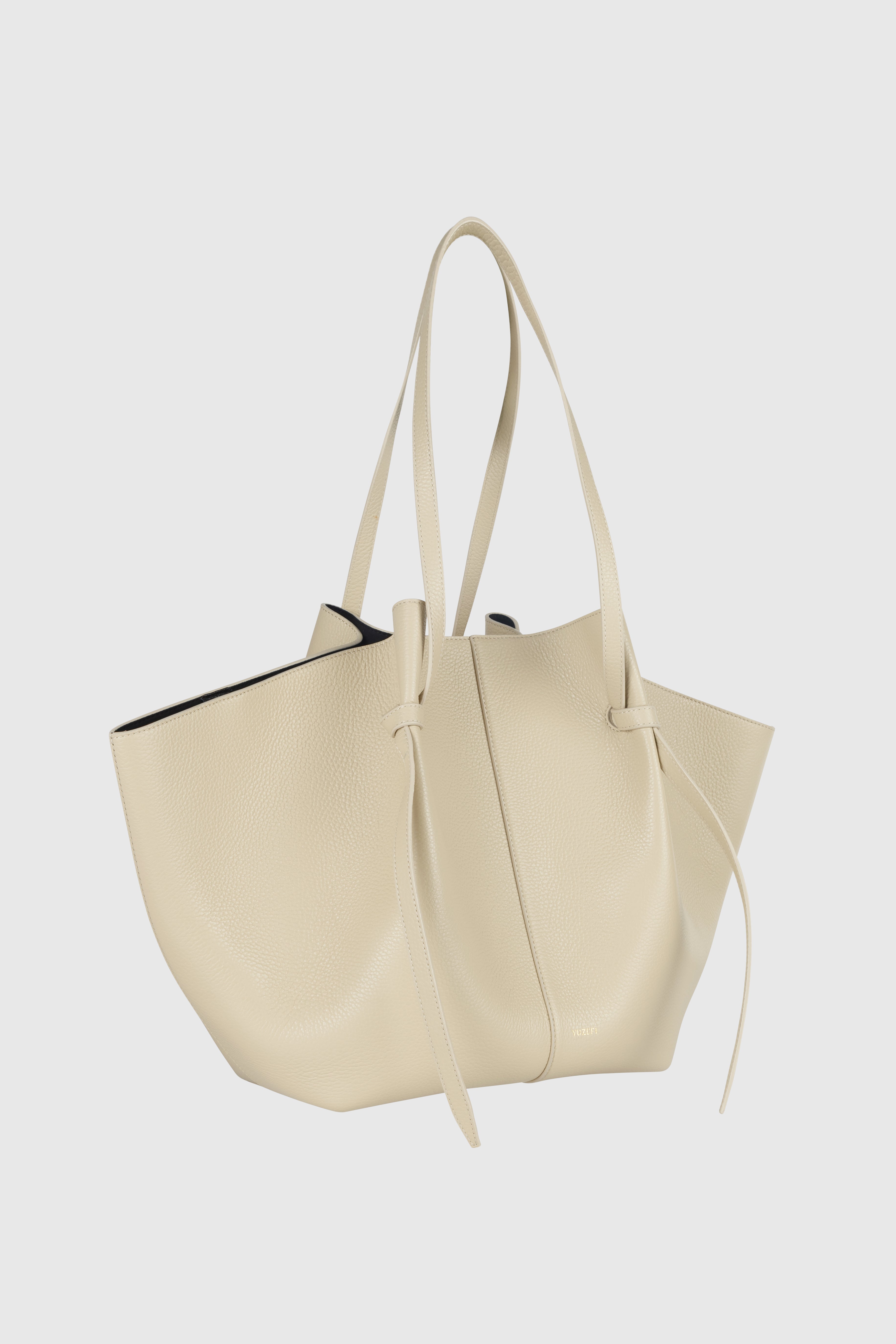 XL MOCHI - ANGORA PEBBLE GRAINED LEATHER